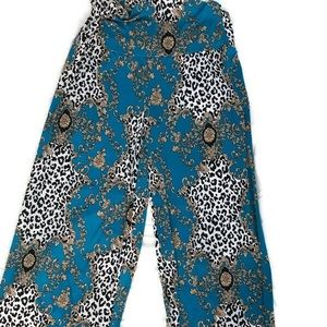 ANIMAL PRINT PALAZZO PANTS